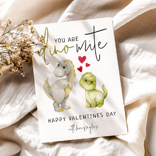 Spaß, du bist Dino-Mite Valentinstag Feiertagskarte