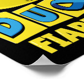 Spaß Duck Diabetes Bewusstsein Poster (Ecke)