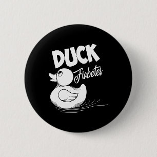 Spaß Duck Fiabetes Cool Diabetes Sensibilisierung Button