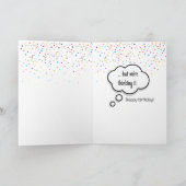 Spaß Ducklings und Confetti Karte (Innenseite)