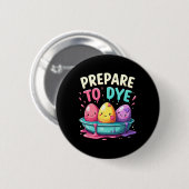 Spaß Ei Jagd Vorbereitung auf Färbung 3 Button (Vorne & Hinten)