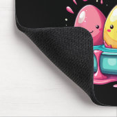 Spaß Ei Jagd Vorbereitung auf Färbung 3 Mousepad (Ecke)