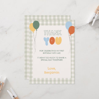 Spaß, eine bunte Dankeschön-Karte zu sein Einladung