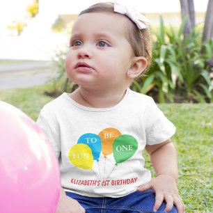 Spaß, einer zu sein 1. Geburtstag Baby T-shirt