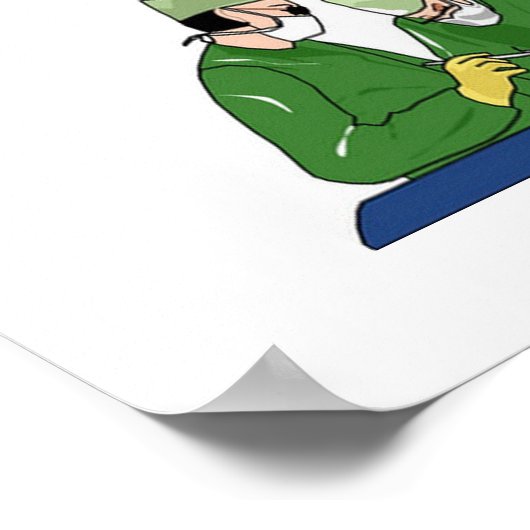 Spaß eines Arztes Poster (Ecke)