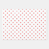 Spaß Einfache Weihnachten Roter Streifen Wasserfar Geschenkpapier Set (Vorderseite 2)