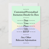 Spaß, Einladung zum 96. Geburtstag (Rückseite)