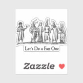 Spaß eins aufkleber (Blatt)