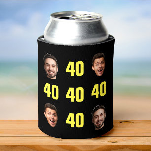 Spaß Einzigartig 40. Geburtstag 2 Foto Cool Retro Dosenkühler