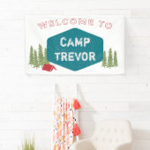 Spaß Einzigartiger Personalisierter Campenname Geb Banner (Insitu)