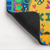 Spaß Einzigartiger Typ sei freundlicher Blumenfreu Mousepad (Ecke)