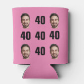 Spaß Einzigartiges 40. Geburtstag Foto Cool Retro  Dosenkühler (Rückseite)