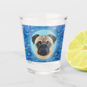 Spaß Einzigartiges Foto für den Hund Schnapsglas (Vorderseite)