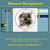 Spaß Einzigartiges Foto für den Hund Schnapsglas