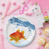 Spaß Einzigartiges Goldfish Fisch-Wasser Pappteller (Party)