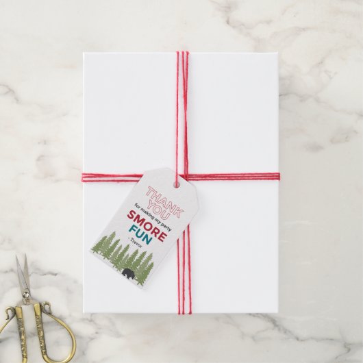 Spaß Einzigartiges Personalisiertes Camp Geburtsta Geschenkanhänger (Mit Garn)