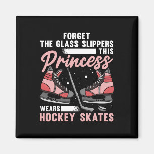 Spaß Eishockey-Art für Frauen Girls Eishockeyspiel Magnet