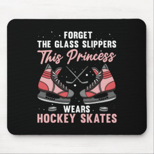 Spaß Eishockey-Art für Frauen Girls Eishockeyspiel Mousepad
