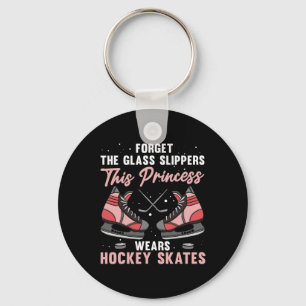 Spaß Eishockey-Art für Frauen Girls Eishockeyspiel Schlüsselanhänger