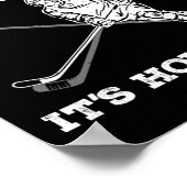 Spaß Eishockey Art für Männer Frauen Kinder Eishoc Poster (Ecke)