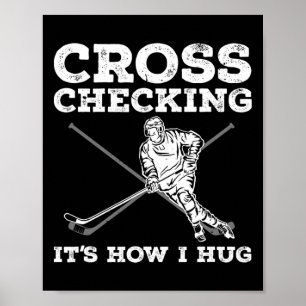 Spaß Eishockey Art für Männer Frauen Kinder Eishoc Poster