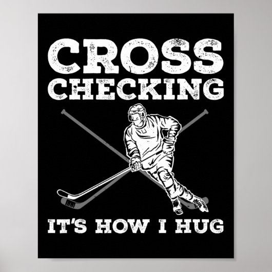 Spaß Eishockey Art für Männer Frauen Kinder Eishoc Poster (Vorne)