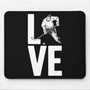 Spaß Eishockey Art für Männer Frauen Sport Eishock Mousepad