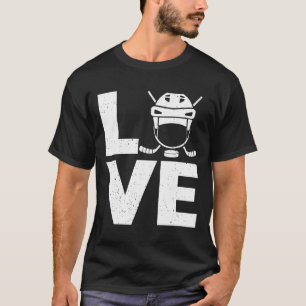 Spaß Eishockey Art für Männer Frauen Sport Eishock T-Shirt