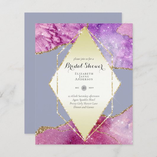 Spaß Elegant, Glittery BUDGET Brautparty (Vorne/Hinten)