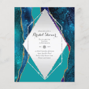 Spaß Elegant, Glittery BUDGET Brautparty Flyer