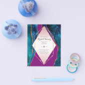 Spaß Elegant, Glittery BUDGET Brautparty Flyer (Einzeln)