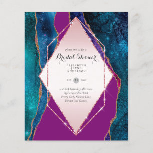 Spaß Elegant, Glittery BUDGET Brautparty Flyer