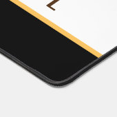 Spaß Eleganter Schwarz-weißer Streifen PICKLEBALL  Schreibtischunterlage (Ecke)