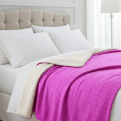 Spaß Elegantes Abstraktes Motiv Rosa Muster Sherpadecke