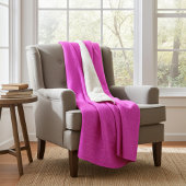 Spaß Elegantes Abstraktes Motiv Rosa Muster Sherpadecke