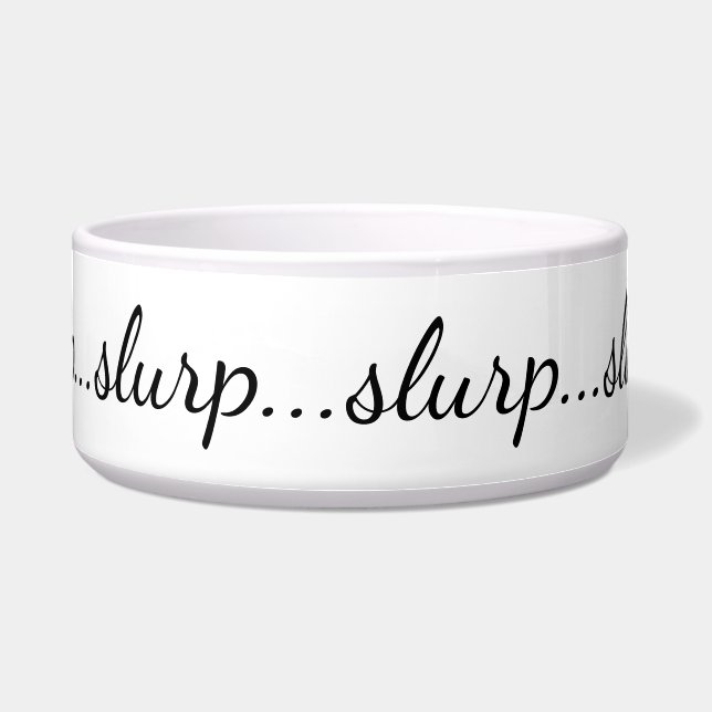 Spaß Elegantes Slurp Wasser Napf (Vorderseite)