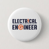 Spaß Elektrotechnik, Funny Engineer Button (Vorderseite)
