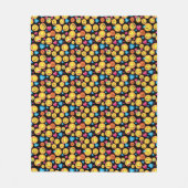 Spaß Emoji Druck-Fleece-Decke Fleecedecke (Vorderseite)
