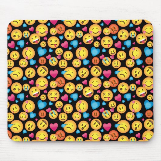 Spaß Emoji Druck Mousepad, Emoticonwurfdruck Mousepad (Vorne)