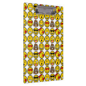Spaß Emoji Muster-Gefühl-Gesichter Klemmbrett (Rechts)