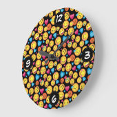 Spaß Emoji Wanduhr (Winkel)