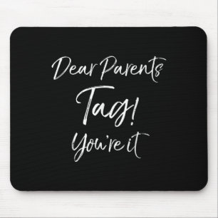 Spaß Ende der Schule Zitat letzten Tag Liebe Elter Mousepad
