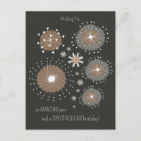 Spaß erfinderisch handgezeichnet Feuerwerk CC1105