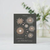 Spaß erfinderisch handgezeichnet Feuerwerk CC1105 Postkarte (Stehend Vorderseite)