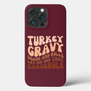 Spaß Erntedank Türkei Gravy Bohnen und Rollen Case-Mate iPhone Hülle