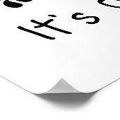 Spaß Es ist gut! Spaß Poster (Ecke)