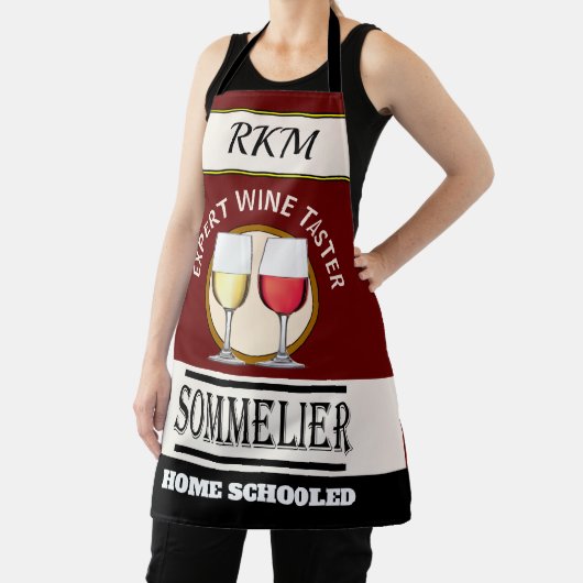 Spaß Expert WINE Taster All-over Print-Schürze Schürze (InSitu)