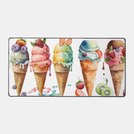 Spaß Extravagante ICE CREAM CONES Schreibtischunterlage
