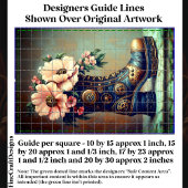 Spaß Extrem Steampunk Boot, floral DG2RF Decoupage Seidenpapier