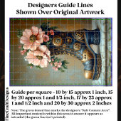 Spaß Extreme Steampunk Boot, floral DG2L Decoupage Seidenpapier